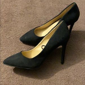 Black Suede pumps